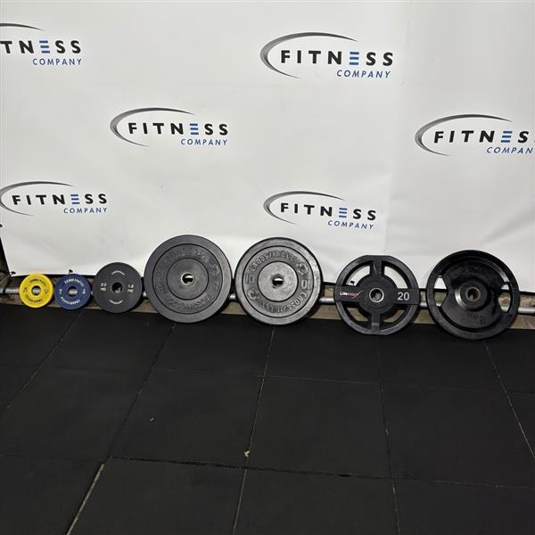 Grote foto lifemaxx crossmaxx halterschijven bumper plates 1 5 t m 20kg sport en fitness fitness