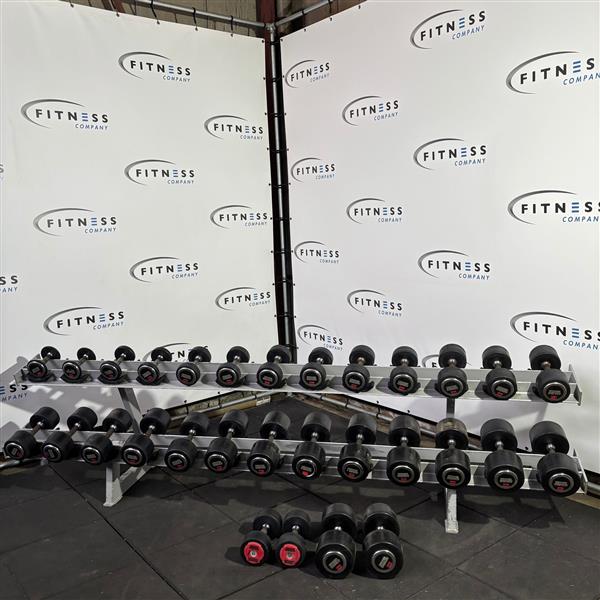 Grote foto hammer strength dumbell set incl rek sport en fitness fitness