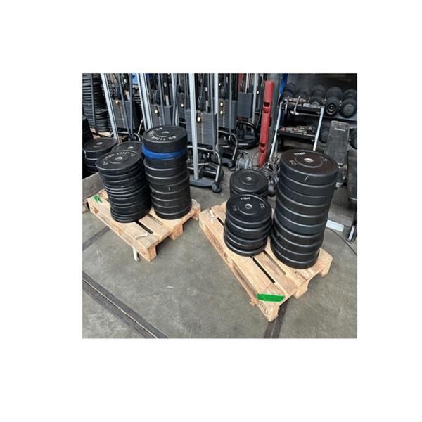 Grote foto diverse schijven platen olympische schijven bumper plates sport en fitness fitness