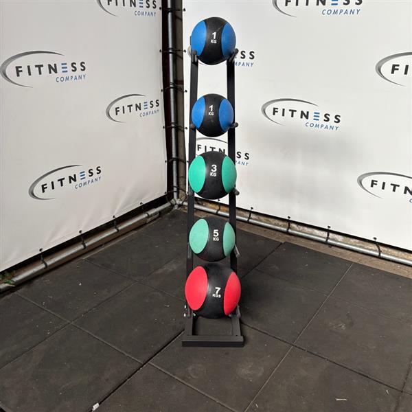 Grote foto ballen rek incl. ballen sport en fitness fitness