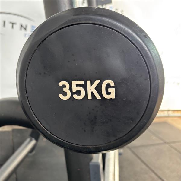 Grote foto technogym barbell rack incl. barbells zwart sport en fitness fitness