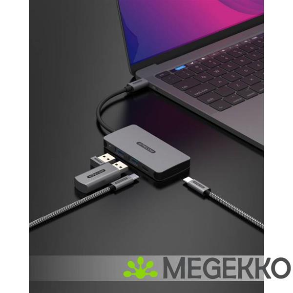 Grote foto sitecom usb c to 2x usb a 2x usb c 10gbps hub computers en software overige computers en software