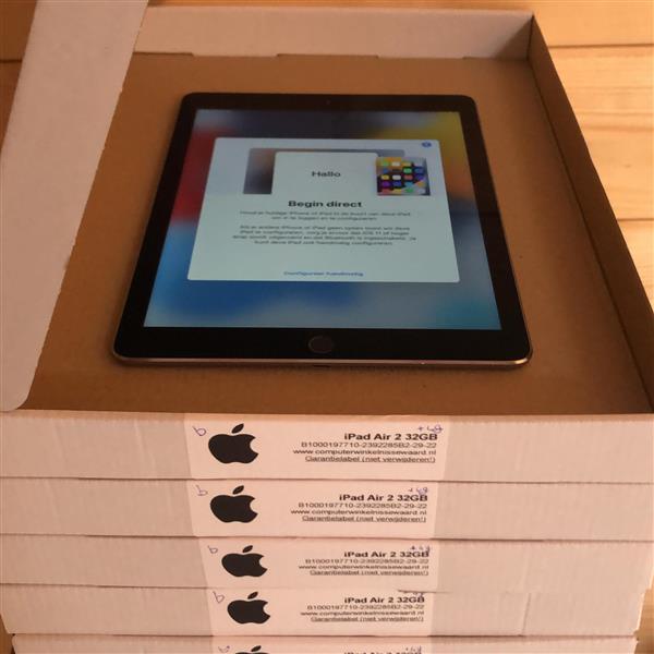 Grote foto voordeelbundel 10 prijs apple ipad air 2 32gb model 2016 wifi 4g zwart garantie telecommunicatie ipad