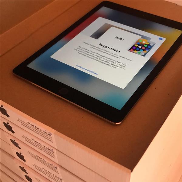 Grote foto voordeelbundel 10 prijs apple ipad air 2 32gb model 2016 wifi 4g zwart garantie telecommunicatie ipad