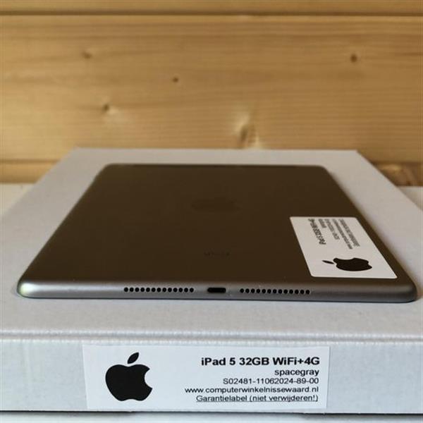 Grote foto apple ipad 5 met beschermhoes zwart 32gb 9.7 inch wifi 4g garantie telecommunicatie ipad