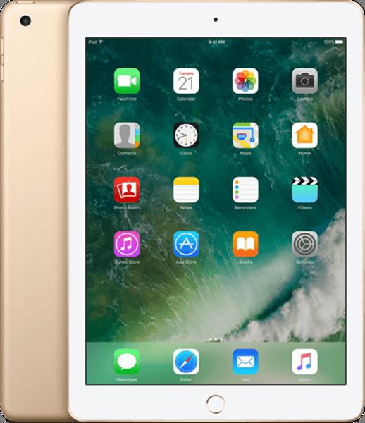 Grote foto apple ipad 5 128gb model 2017 goud wifi 4g garantie telecommunicatie ipad