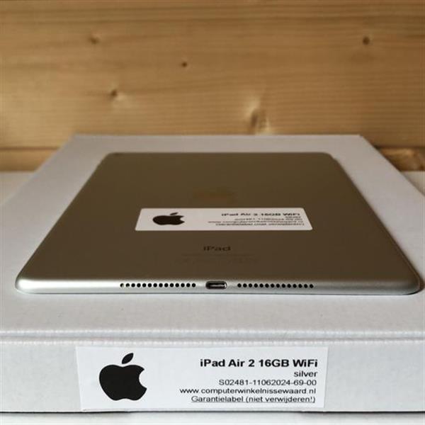 Grote foto apple ipad 9.7 air 2 16gb wifi 4g wit zilver garantie telecommunicatie ipad