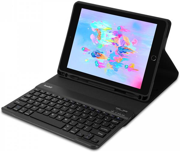 Grote foto apple ipad 5 32gb zwart wifi 4g hoes en keyboard garantie telecommunicatie ipad