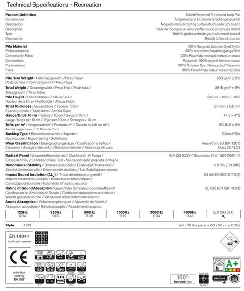 Grote foto orange rust recreation tapijttegels van interface huis en inrichting vloerbedekking en kleden