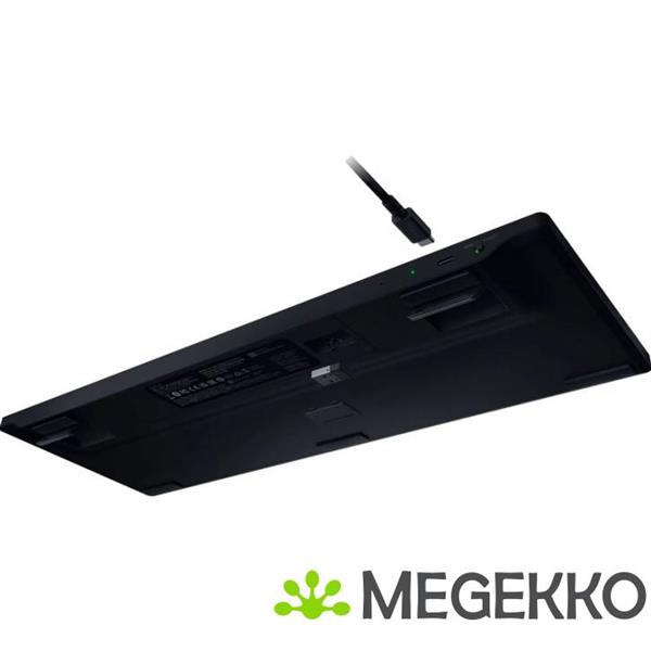 Grote foto razer blackwidow v4 low profile yellow linear hyperspeed toetsenbord computers en software toetsenborden