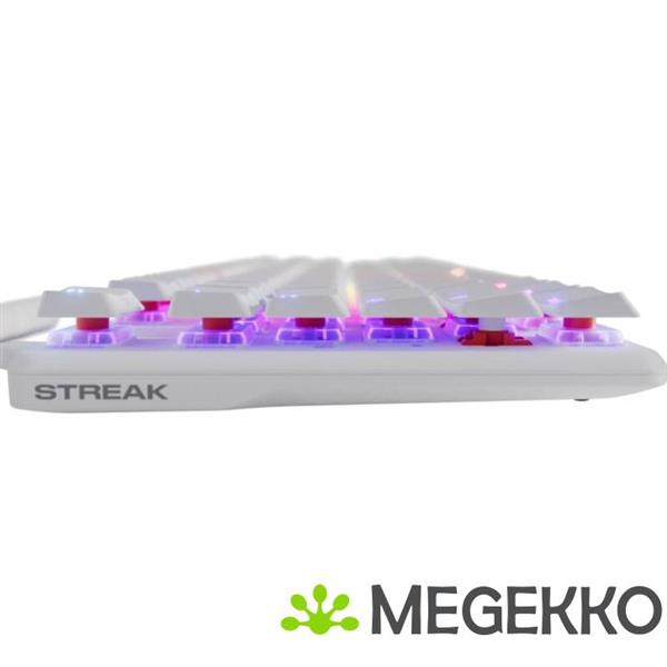 Grote foto fnatic streak80 lp toetsenbord wit computers en software toetsenborden