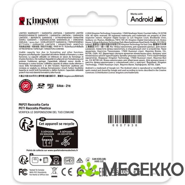 Grote foto kingston technology 256gb microsdxc canvas go plus gen4 200mb s a2 u3 v30 kaart adapter computers en software harde schijven
