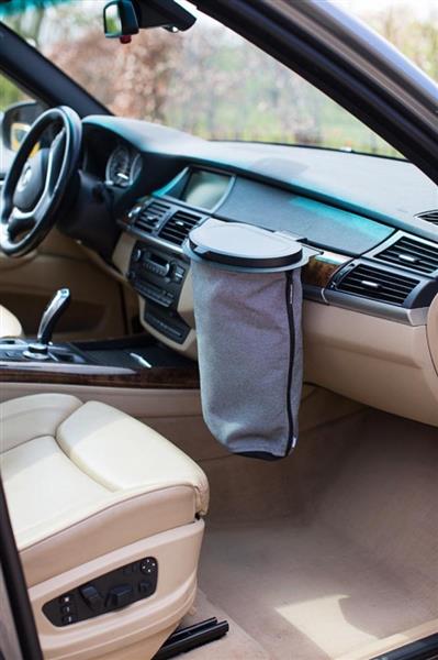 Grote foto flextrash afvalbak l 9l graceful grey caravans en kamperen caravan accessoires