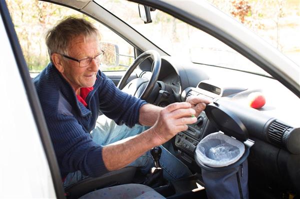 Grote foto flextrash afvalbak l 9l graceful grey caravans en kamperen caravan accessoires