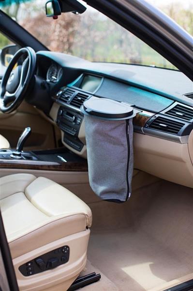 Grote foto flextrash afvalbak l 9l graceful grey caravans en kamperen caravan accessoires