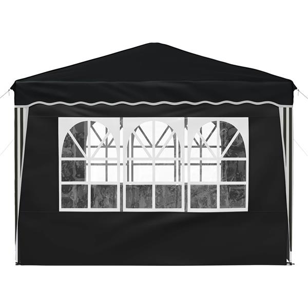 Grote foto vidaxl pop up feesttent antraciet 288 x 288 x 245 cm oxford stof tuin en terras overige tuin en terras