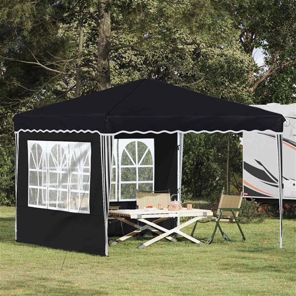 Grote foto vidaxl pop up feesttent antraciet 288 x 288 x 245 cm oxford stof tuin en terras overige tuin en terras