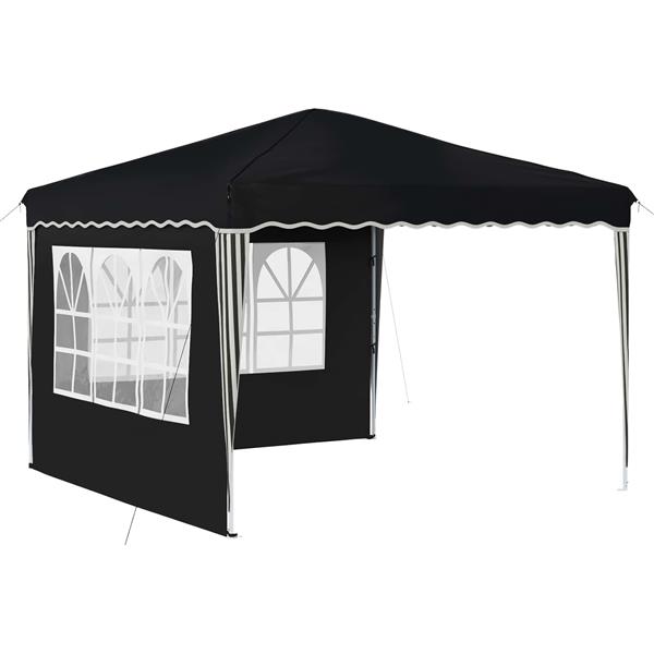 Grote foto vidaxl pop up feesttent antraciet 288 x 288 x 245 cm oxford stof tuin en terras overige tuin en terras