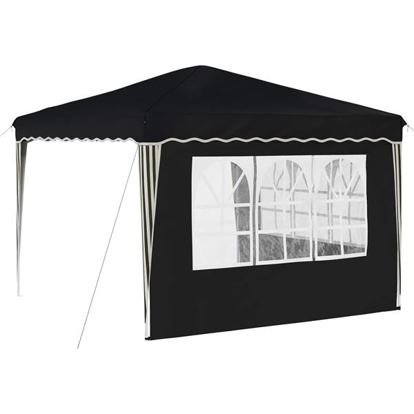 Grote foto vidaxl pop up feesttent antraciet 288 x 288 x 245 cm oxford stof tuin en terras overige tuin en terras