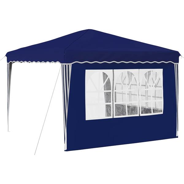Grote foto vidaxl pop up feesttent blauw 288 x 288 x 245 cm oxford stof tuin en terras overige tuin en terras
