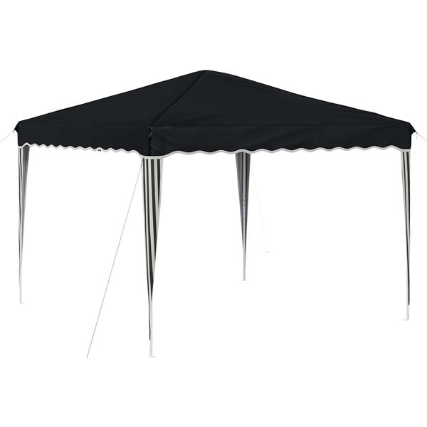 Grote foto vidaxl pop up feesttent antraciet 288 x 288 x 245 cm oxford stof tuin en terras overige tuin en terras