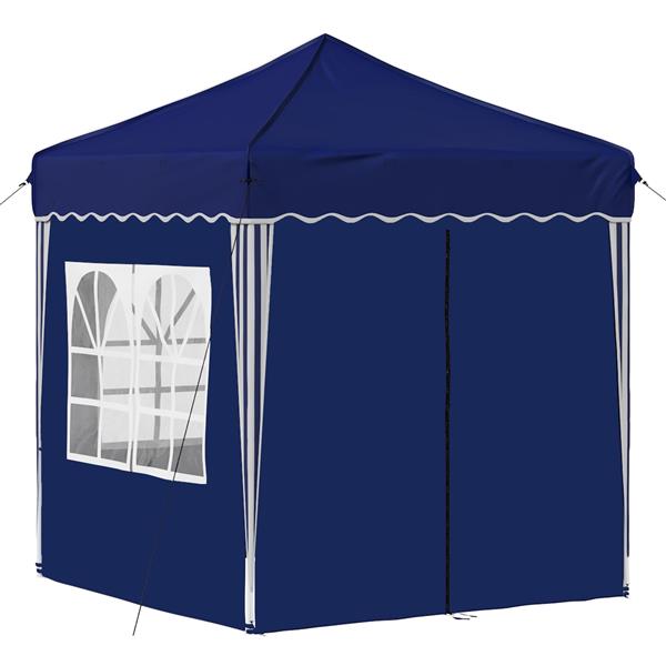 Grote foto vidaxl pop up feesttent blauw 195 x 195 x 245 cm oxford stof tuin en terras overige tuin en terras
