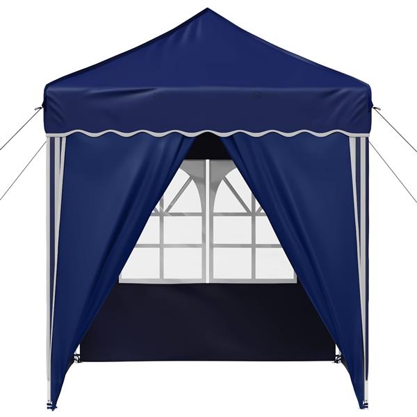 Grote foto vidaxl pop up feesttent blauw 195 x 195 x 245 cm oxford stof tuin en terras overige tuin en terras