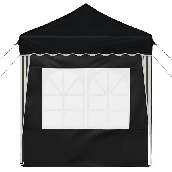 Grote foto vidaxl pop up feesttent antraciet 195 x 195 x 245 cm oxford stof tuin en terras overige tuin en terras
