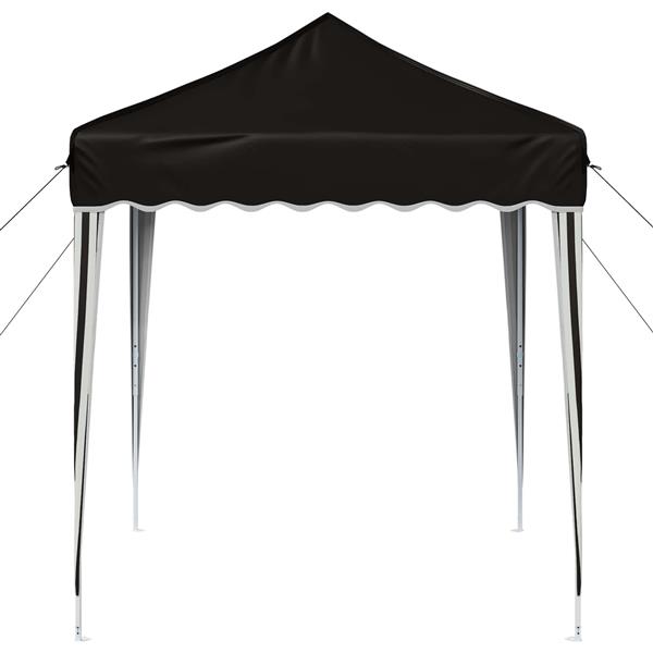 Grote foto vidaxl pop up feesttent zwart 195 x 195 x 245 cm oxford stof tuin en terras overige tuin en terras