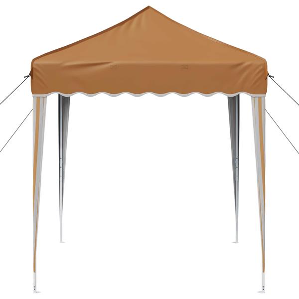 Grote foto vidaxl pop up feesttent beige 195 x 195 x 245 cm oxford stof tuin en terras overige tuin en terras