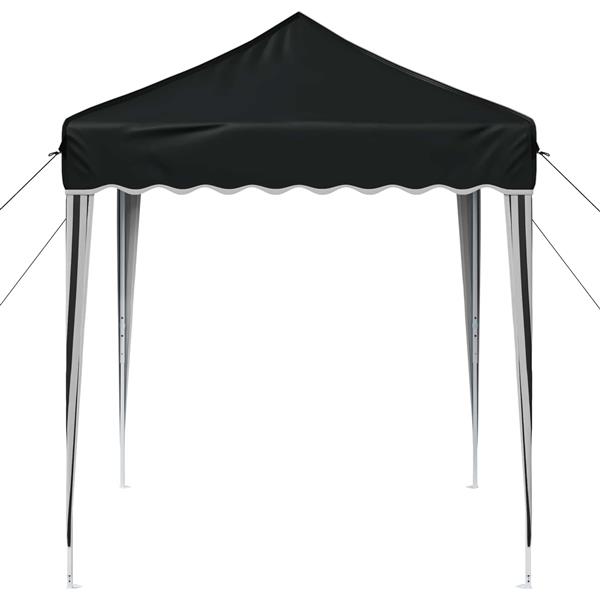 Grote foto vidaxl pop up feesttent antraciet 195 x 195 x 245 cm oxford stof tuin en terras overige tuin en terras
