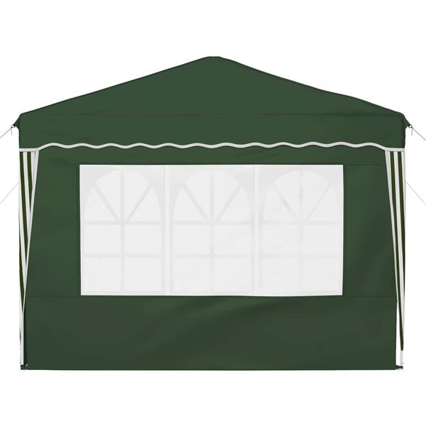 Grote foto vidaxl pop up feesttent groen 288 x 288 x 245 cm oxford stof tuin en terras overige tuin en terras