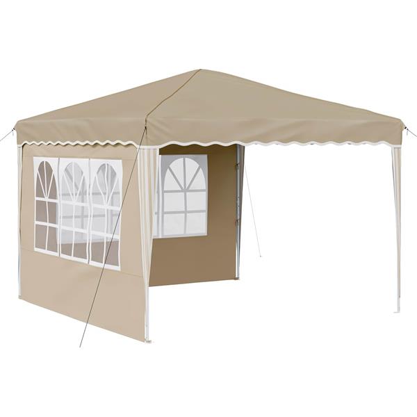 Grote foto vidaxl pop up feesttent cr me 288 x 288 x 245 cm oxford stof tuin en terras overige tuin en terras