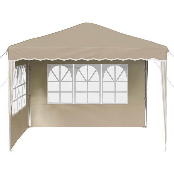 Grote foto vidaxl pop up feesttent cr me 288 x 288 x 245 cm oxford stof tuin en terras overige tuin en terras