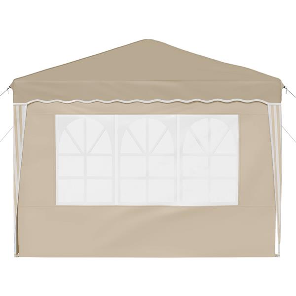 Grote foto vidaxl pop up feesttent cr me 288 x 288 x 245 cm oxford stof tuin en terras overige tuin en terras