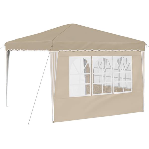 Grote foto vidaxl pop up feesttent cr me 288 x 288 x 245 cm oxford stof tuin en terras overige tuin en terras