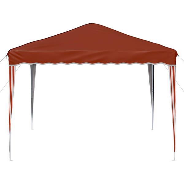 Grote foto vidaxl pop up feesttent terracotta 288 x 288 x 245 cm oxford stof tuin en terras overige tuin en terras