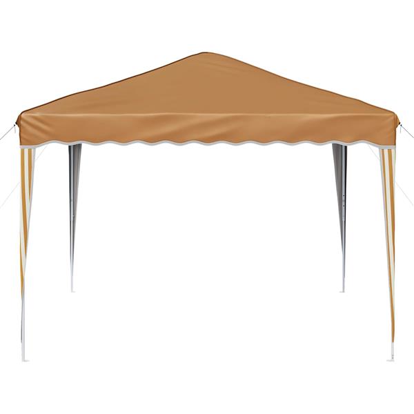Grote foto vidaxl pop up feesttent beige 288 x 288 x 245 cm oxford stof tuin en terras overige tuin en terras