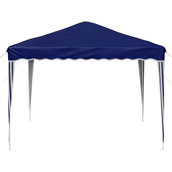 Grote foto vidaxl pop up feesttent blauw 288 x 288 x 245 cm oxford stof tuin en terras overige tuin en terras