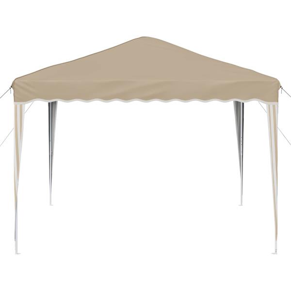 Grote foto vidaxl pop up feesttent cr me 288 x 288 x 245 cm oxford stof tuin en terras overige tuin en terras
