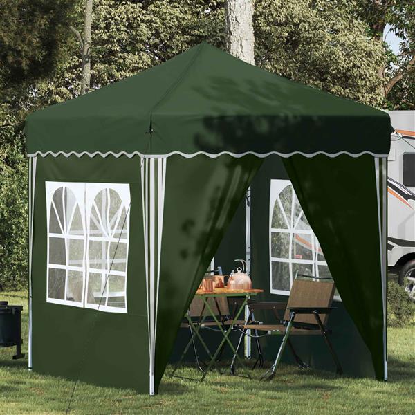 Grote foto vidaxl pop up feesttent groen 195 x 195 x 245 cm oxford stof tuin en terras overige tuin en terras