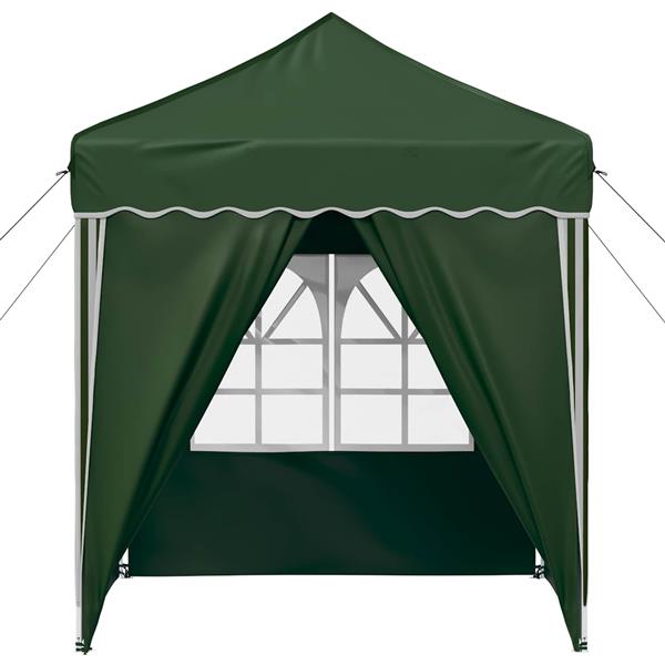 Grote foto vidaxl pop up feesttent groen 195 x 195 x 245 cm oxford stof tuin en terras overige tuin en terras