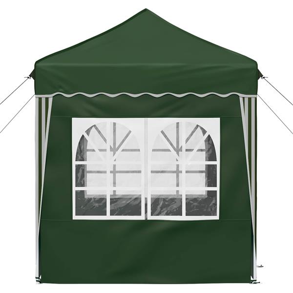 Grote foto vidaxl pop up feesttent groen 195 x 195 x 245 cm oxford stof tuin en terras overige tuin en terras