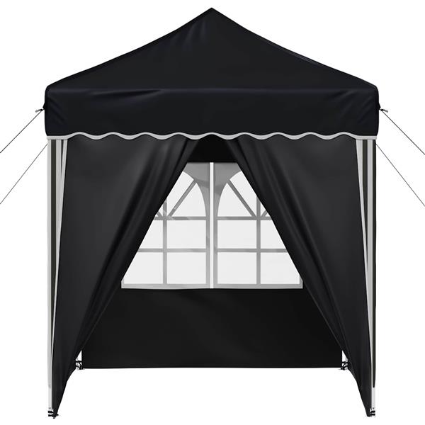 Grote foto vidaxl pop up feesttent antraciet 195 x 195 x 245 cm oxford stof tuin en terras overige tuin en terras