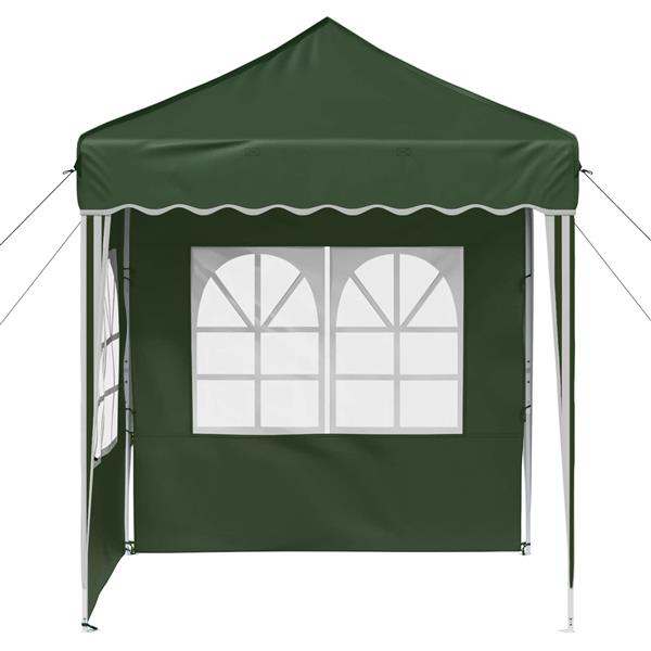 Grote foto vidaxl pop up feesttent groen 195 x 195 x 245 cm oxford stof tuin en terras overige tuin en terras