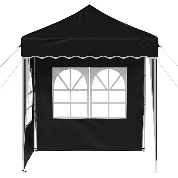 Grote foto vidaxl pop up feesttent antraciet 195 x 195 x 245 cm oxford stof tuin en terras overige tuin en terras