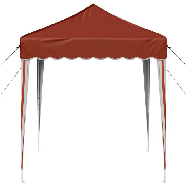 Grote foto vidaxl pop up feesttent terracotta 195 x 195 x 245 cm oxford stof tuin en terras overige tuin en terras