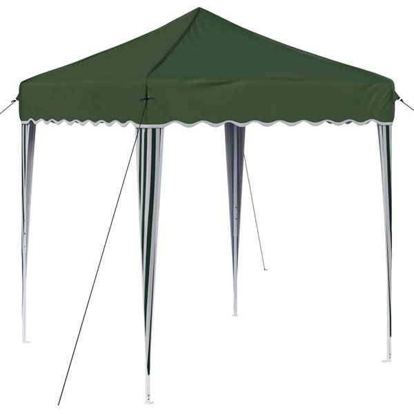 Grote foto vidaxl pop up feesttent groen 195 x 195 x 245 cm tuin en terras overige tuin en terras