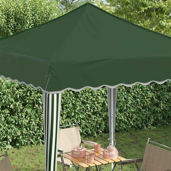 Grote foto vidaxl pop up feesttent groen 195 x 195 x 245 cm tuin en terras overige tuin en terras