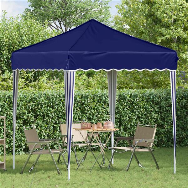 Grote foto vidaxl pop up feesttent blauw 195 x 195 x 245 cm oxford stof tuin en terras overige tuin en terras